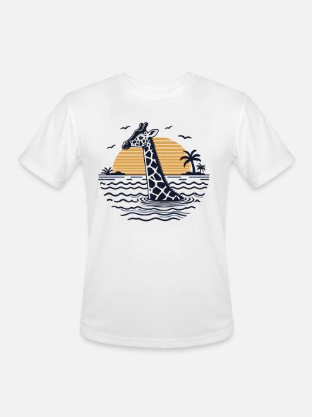 Relative Shallowness - Men's Moisture Wicking Performance T-Shirt - white