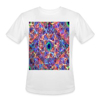 Diamond Complex - Men's Moisture Wicking Performance T-Shirt - white - Front - Jackson (183cm)