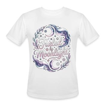 Witchcraft Fueled By Moonlight Sorcery Astrology - Men's Moisture Wicking Performance T-Shirt - white - Front - Jackson (183cm)