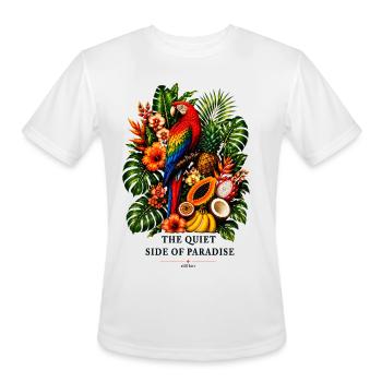 Tropical Paradise - Men's Moisture Wicking Performance T-Shirt - white - Front - Jackson (183cm)