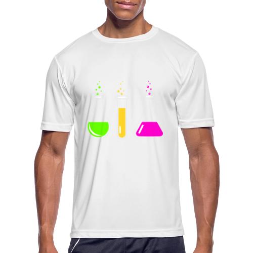 Colorful Chemistry - Men's Moisture Wicking Performance T-Shirt