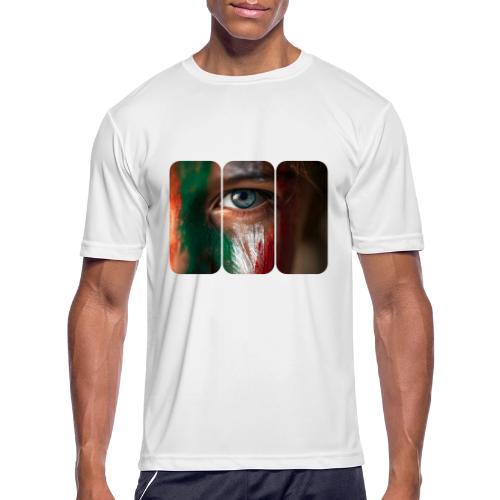 Mexico: Pride in Three Colors - Men's Moisture Wicking Performance T-Shirt
