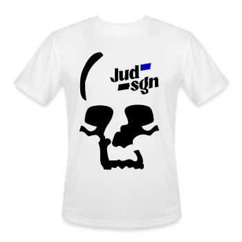 Skull Art - Men's Moisture Wicking Performance T-Shirt - white - Front - Jackson (183cm)