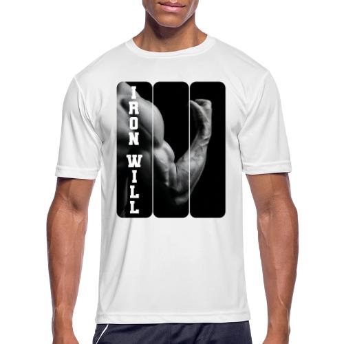 Bodybuilding: Iron Will - Men's Moisture Wicking Performance T-Shirt