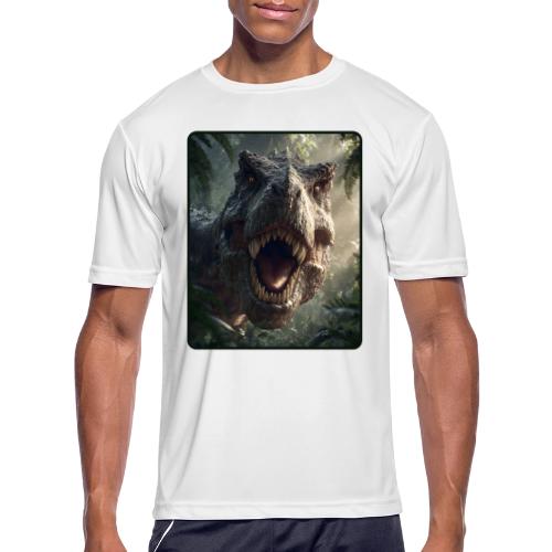T Rex Jungle Roar Design - Men's Moisture Wicking Performance T-Shirt