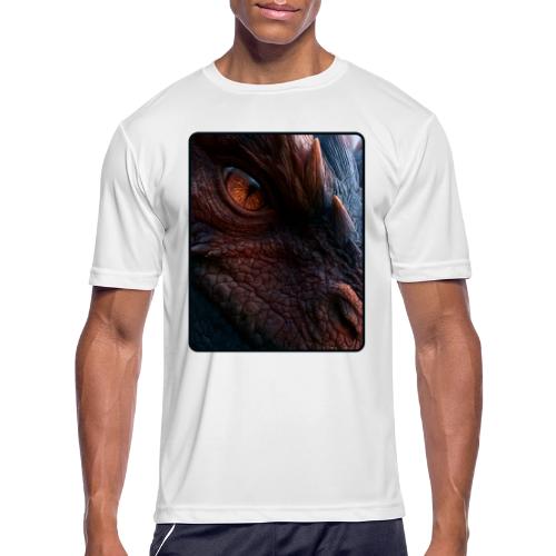 Fierce Ancient Dragon Portrait Design - Men's Moisture Wicking Performance T-Shirt