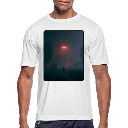 Mysterious UFO Encounter Design - Men's Moisture Wicking Performance T-Shirt