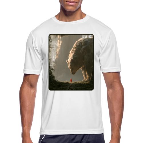 The Bear Who Found the Forest - Men's Moisture Wicking Performance T-Shirt