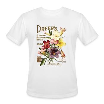 90s Vintage cottage core - Men's Moisture Wicking Performance T-Shirt - white - Front - Jackson (183cm)