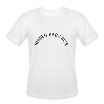 Hidden Paradise - Men's Moisture Wicking Performance T-Shirt - white - Front - Jackson (183cm)