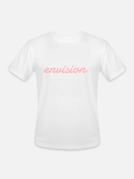 Envision - Men's Moisture Wicking Performance T-Shirt - white
