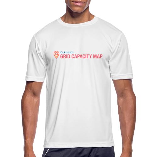 Grid Capacity Map - Men's Moisture Wicking Performance T-Shirt