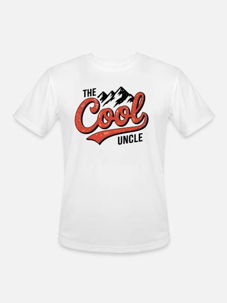 The cool uncle - Men's Moisture Wicking Performance T-Shirt - white