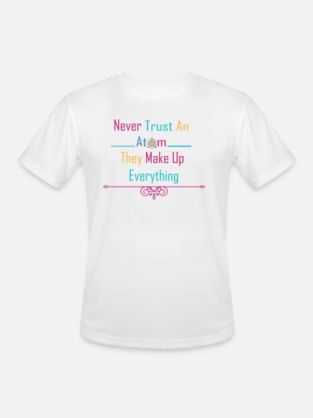 Make up everything - Men's Moisture Wicking Performance T-Shirt - white