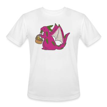 Dragon Fruit - Men's Moisture Wicking Performance T-Shirt - white - Front - Jackson (183cm)
