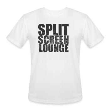SPLIT SCREEN MAP - Men's Moisture Wicking Performance T-Shirt - white - Front - Jackson (183cm)