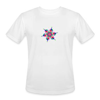 pattern - Men's Moisture Wicking Performance T-Shirt - white - Front - Jackson (183cm)
