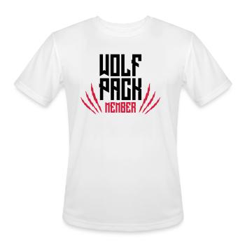 Scratch wolf pack - Men's Moisture Wicking Performance T-Shirt - white - Front - Jackson (183cm)