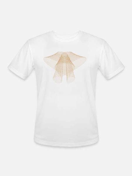 Abstract Dot Design - Men's Moisture Wicking Performance T-Shirt - white