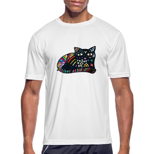 Dreamlike Cat - Men's Moisture Wicking Performance T-Shirt