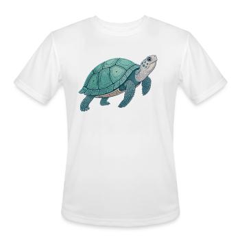 Emerald the Eternal Voyager - Men's Moisture Wicking Performance T-Shirt - white - Front - Jackson (183cm)