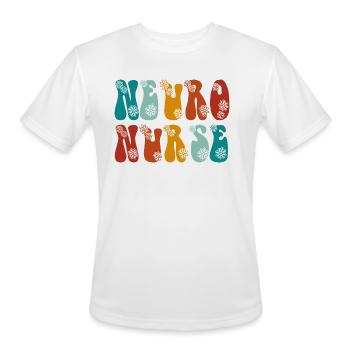 Neuro Nurse Shirt Neuro Spicy Gift - Men's Moisture Wicking Performance T-Shirt - white - Front - Jackson (183cm)