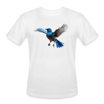 Beautiful bird - Men's Moisture Wicking Performance T-Shirt - white - Front - Jackson (183cm)