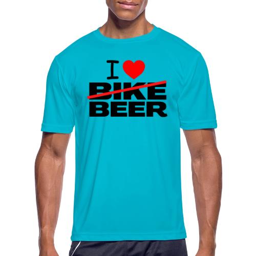 I love Bike - Men's Moisture Wicking Performance T-Shirt