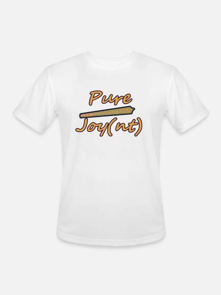Pure Joy(nt) - Men's Moisture Wicking Performance T-Shirt - white