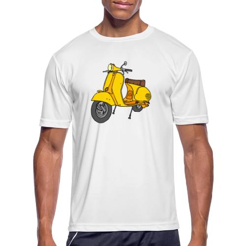 Yellow motor scooter - Men's Moisture Wicking Performance T-Shirt