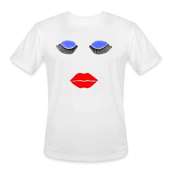Fashion Face - Men's Moisture Wicking Performance T-Shirt - white - Front - Jackson (183cm)