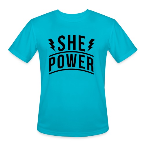 She Power - Men's Moisture Wicking Performance T-Shirt
