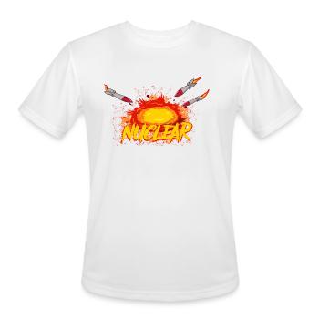 Nuclear Explosion - Men's Moisture Wicking Performance T-Shirt - white - Front - Jackson (183cm)