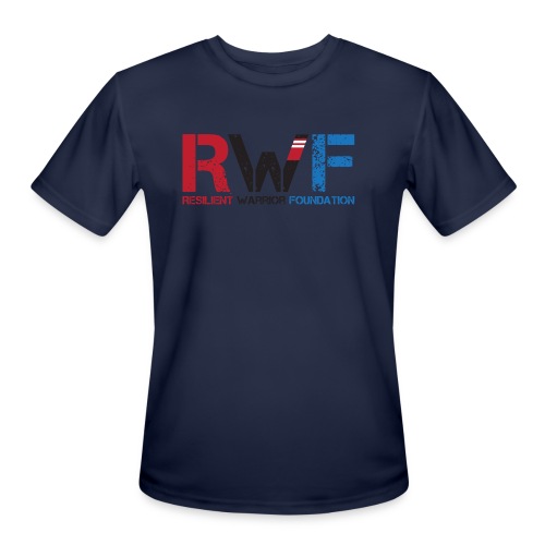 RWF Black - Men's Moisture Wicking Performance T-Shirt