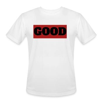 Good Fashion - Men's Moisture Wicking Performance T-Shirt - white - Front - Jackson (183cm)