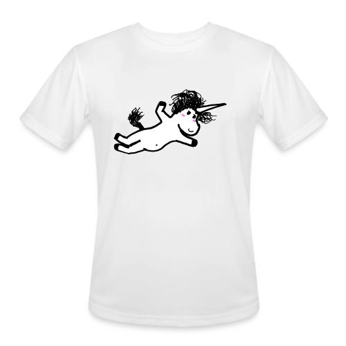 falling unicorn - Men's Moisture Wicking Performance T-Shirt