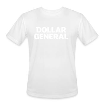 Dollar General - Men's Moisture Wicking Performance T-Shirt - white - Front - Jackson (183cm)