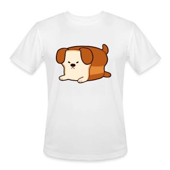 bread - Men's Moisture Wicking Performance T-Shirt - white - Front - Jackson (183cm)