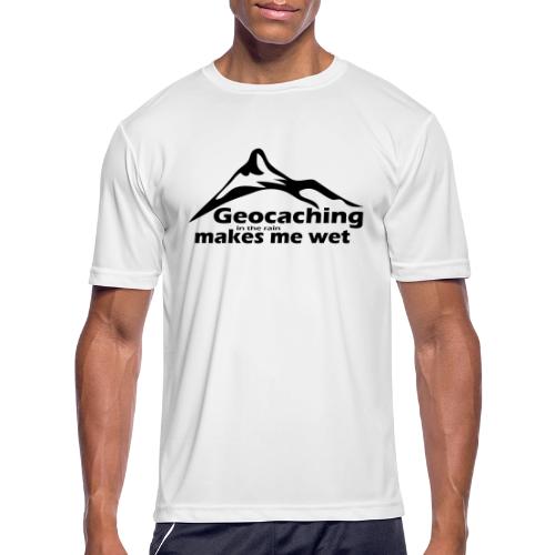 Wet Geocaching - Men's Moisture Wicking Performance T-Shirt