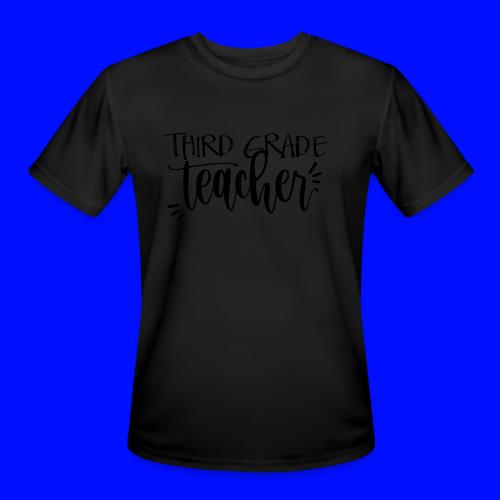 Third Grade Teacher T-Shirts - Men's Moisture Wicking Performance T-Shirt