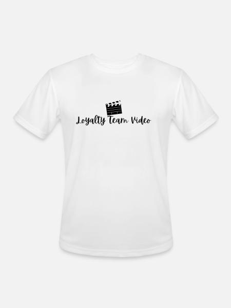 Loyalty Team Video - Men's Moisture Wicking Performance T-Shirt - white