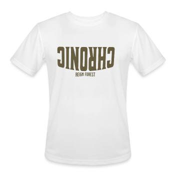 Chronic - Marijuana Highdea Funny Graphic T Shirt - Men's Moisture Wicking Performance T-Shirt - white - Front - Jackson (183cm)