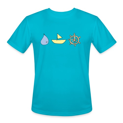 Drop, ship, dharma - Men's Moisture Wicking Performance T-Shirt
