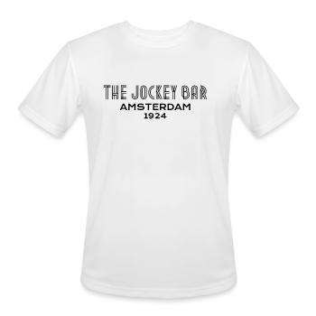The Jockey Bar Amsterdam - Men's Moisture Wicking Performance T-Shirt - white - Front - Jackson (183cm)