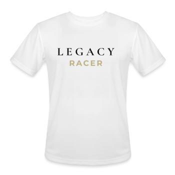 Legacy Racer - Minimalist Motorsport - Men's Moisture Wicking Performance T-Shirt - white - Front - Jackson (183cm)