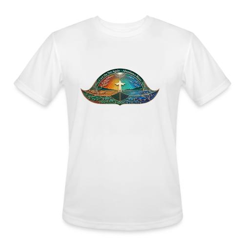 Easter Cast the Net Again T Shirt, abundance Gift - Men's Moisture Wicking Performance T-Shirt