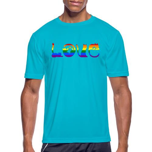 Love - Men's Moisture Wicking Performance T-Shirt