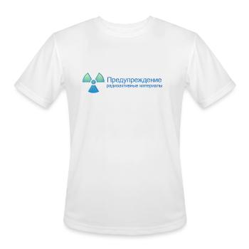 chernobyl - Men's Moisture Wicking Performance T-Shirt - white - Front - Jackson (183cm)
