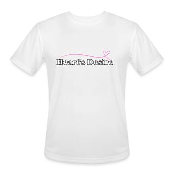 Heart s Desire - Men's Moisture Wicking Performance T-Shirt - white - Front - Jackson (183cm)