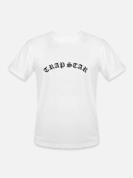 Trap Star - Men's Moisture Wicking Performance T-Shirt - white